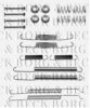 BORG & BECK BBK6267 Accessory Kit, disc brake pads